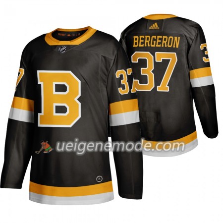 Herren Eishockey Boston Bruins Trikot Patrice Bergeron 37 Adidas 2019-2020 Schwarz Authentic